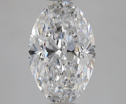 1.8 carat D-SI2 Natūralus Oval Deimantas (1)
