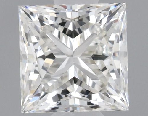 0.45 carat H-VVS2 Natūralus Princess Deimantas (1)