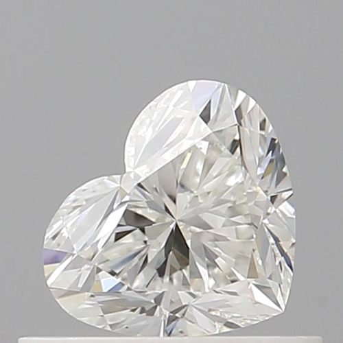 0.51 carat H-VVS2 Natūralus Heart Deimantas (1)
