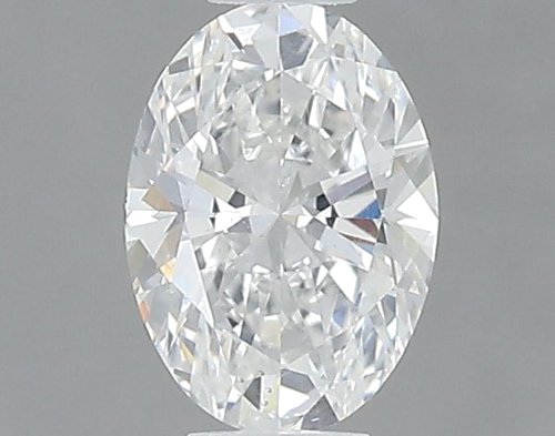 0.54 carat F-SI1 Natūralus Oval Deimantas (1)