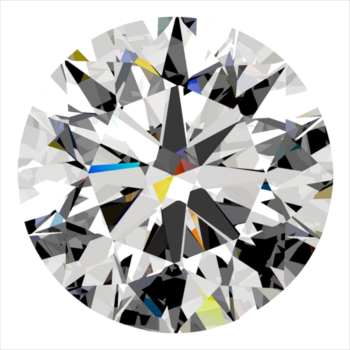 0.3 carat E-VS1 Excellent cut Natūralus Round Deimantas (1)