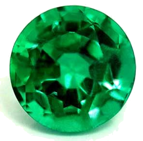 0.48 carat GREEN Round Smaragdas (1)
