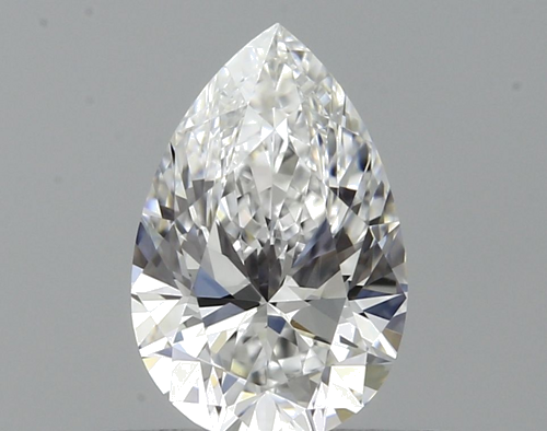 0.5 carat E-VVS2 Natūralus Pear Deimantas (1)