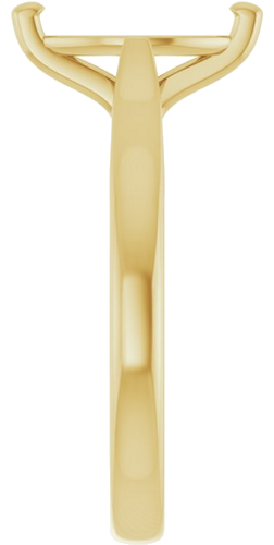 Sužadėtuvių Žiedas 10k yellow gold Marquise 10mm x 5mm (4)
