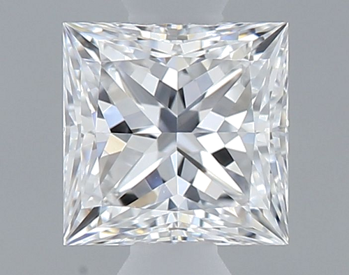 0.42 carat D-VS1 Natūralus Princess Deimantas (1)