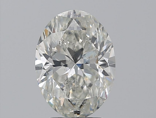 3.01 carat H-SI2 Natūralus Oval Deimantas (1)