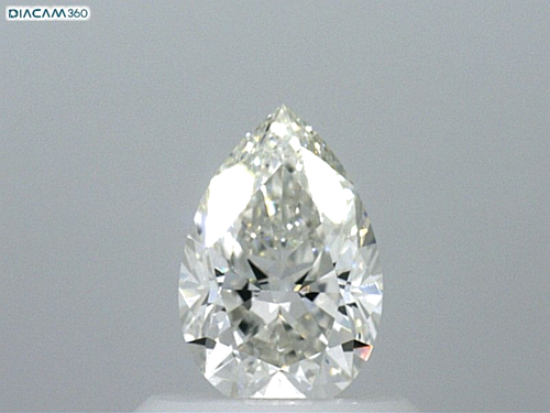 0.61 carat H-IF Natūralus Pear Deimantas (1)