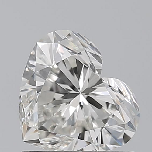 1.01 carat I-VVS2 Natūralus Heart Deimantas (1)
