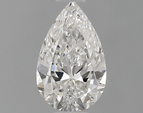 0.5 carat G-VS2 Natūralus Pear Deimantas (1)