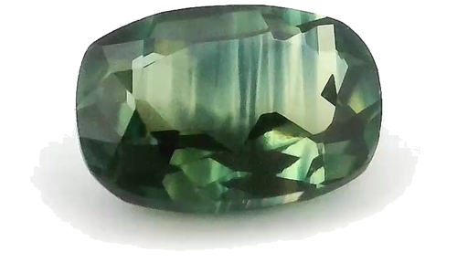 0.61 carat GREEN Cushion Safyras (1)