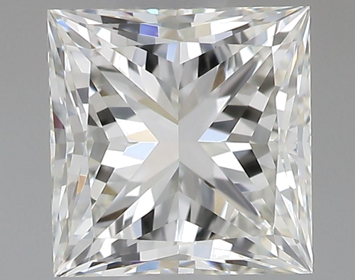 0.5 carat H-VVS2 Natūralus Princess Deimantas (1)