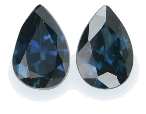 1.1 carat BLUE Pear Safyras (1)