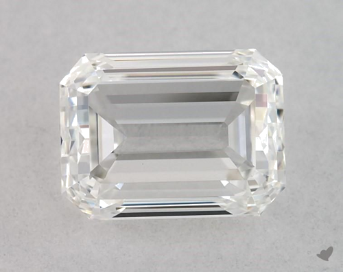 1.01 carat F-VVS1 Natūralus Emerald Deimantas (1)