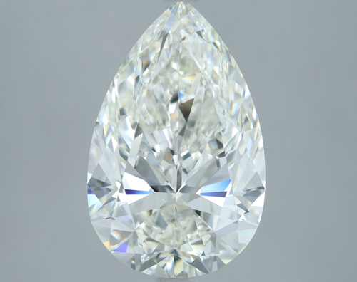 4.16 carat I-SI1 Natūralus Pear Deimantas (1)