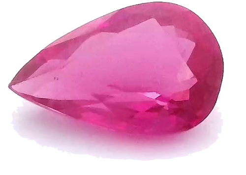 0.44 carat RED Pear Rubinas (1)