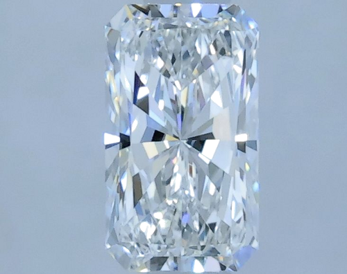 0.5 carat F-VVS2 Natūralus Radiant Deimantas (1)