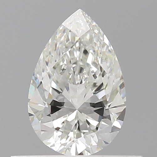 0.5 carat H-VS2 Natūralus Pear Deimantas (1)