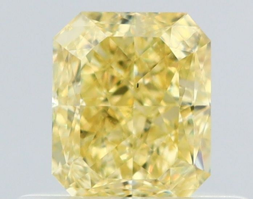 0.5 carat Fancy Yellow-VS2 Natūralus Radiant Deimantas (1)