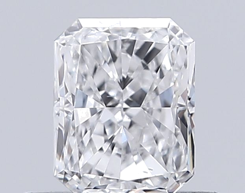 0.51 carat E-VS2 Natūralus Radiant Deimantas (1)