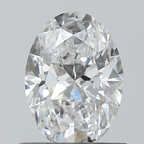 0.6 carat D-SI1 Natūralus Oval Deimantas (1)