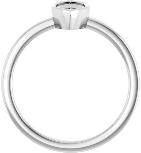 14K White 9x4.5 mm Marquise Solitaire Engagement Ring Mounting (2)