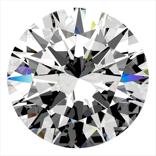 0.3 carat D-VS2 Very Good cut Natūralus Round Deimantas (1)