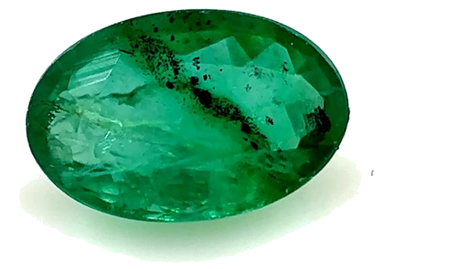 0.44 carat GREEN Oval Smaragdas (1)
