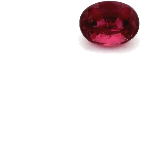 0.67 carat RED Oval Tourmaline (1)