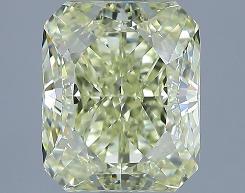 3.01 carat Fancy Light Yellow-VS1 Natūralus Radiant Deimantas (1)