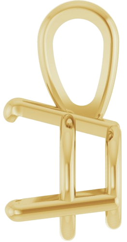 Pakabukas „Solitaire“ 18k yellow gold Round 6mm (3)
