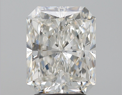 3.01 carat H-SI2 Natūralus Radiant Deimantas (1)