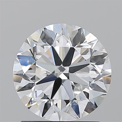 1.54 carat D-VS2 Very Good cut Natūralus Round Deimantas (1)