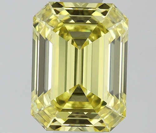 0.64 carat Fancy Vivid Yellow-IF Natūralus Emerald Deimantas (1)