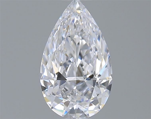 0.51 carat D-FL Natūralus Pear Deimantas (1)