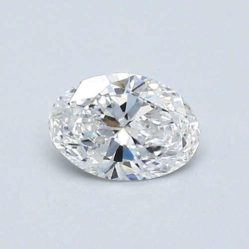 0.42 carat E-VS2 Natūralus Oval Deimantas (1)