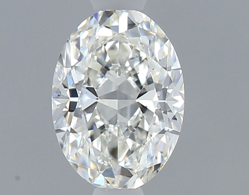 0.5 carat G-VS2 Natūralus Oval Deimantas (1)