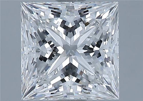 1.61 carat F-VS2 Natūralus Princess Deimantas (1)