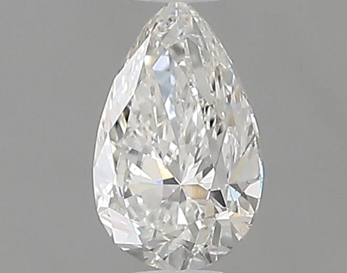 0.5 carat G-VS2 Natūralus Pear Deimantas (1)