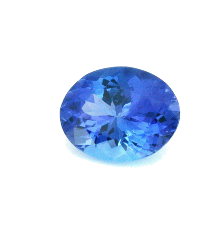 4.19 carat BLUE Oval Tanzanite (1)
