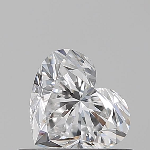 0.5 carat D-VVS1 Natūralus Heart Deimantas (1)