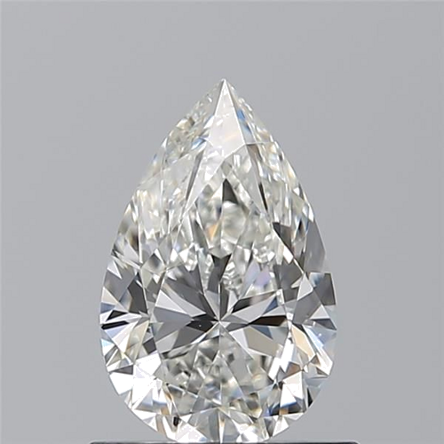0.7 carat H-VS2 Natūralus Pear Deimantas (1)