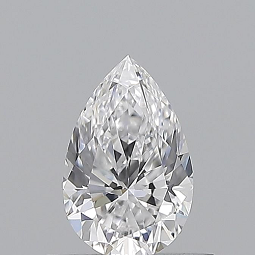 0.5 carat D-VVS1 Natūralus Pear Deimantas (1)