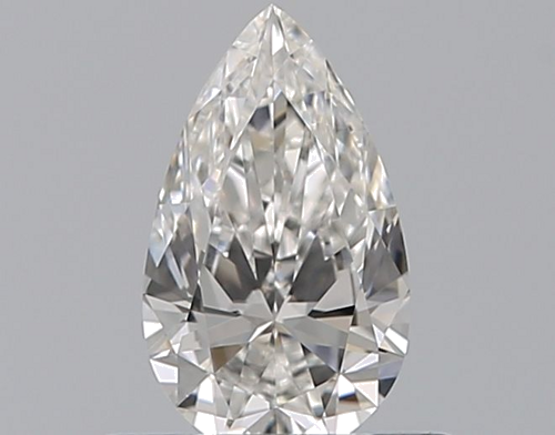 0.35 carat F-VVS1 Natūralus Pear Deimantas (1)