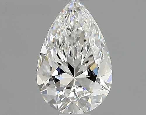 0.5 carat E-VVS1 Natūralus Pear Deimantas (1)