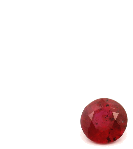 0.56 carat RED Round Rubinas (1)
