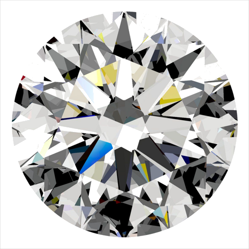 0.34 carat E-VS1 Excellent cut Natūralus Round Deimantas (1)