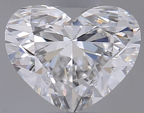 0.51 carat E-VVS2 Natūralus Heart Deimantas (1)