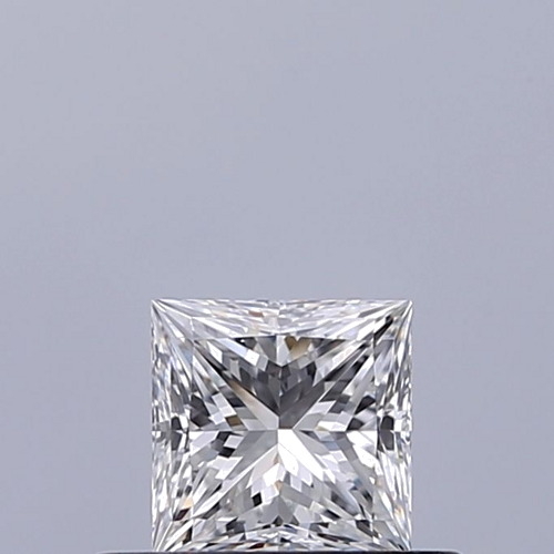 0.41 carat E-VVS1 Natūralus Princess Deimantas (1)