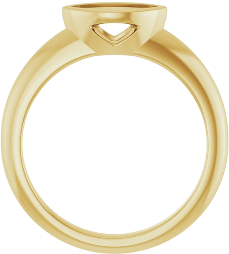 Sužadėtuvių Žiedas „Bezel-Set Solitaire“ 10k yellow gold Marquise 8.5mm x 4.5mm (2)