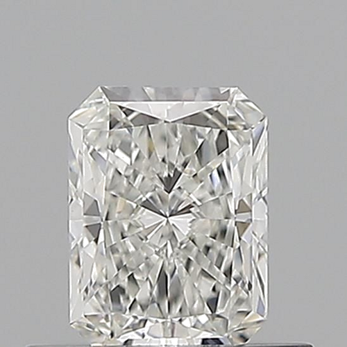 0.52 carat G-VVS2 Natūralus Radiant Deimantas (1)